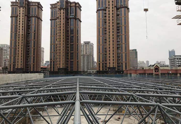 铜陵螺栓球网架结构
