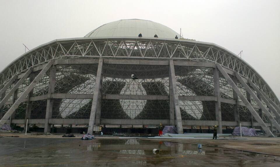 铜陵温泉馆网架工程